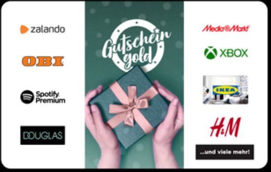 Bild von GUTSCHEINGOLD B2B GESCHENKCODE 250€