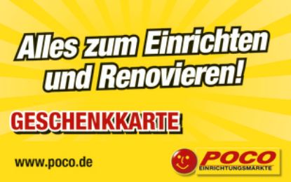 Bild von POCO 150EUR Geschenkkarte