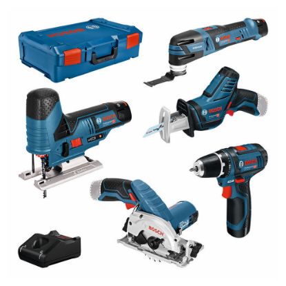 Bild von Professional Akku Werkzeug-Set, 12 Volt, 5-tlg.