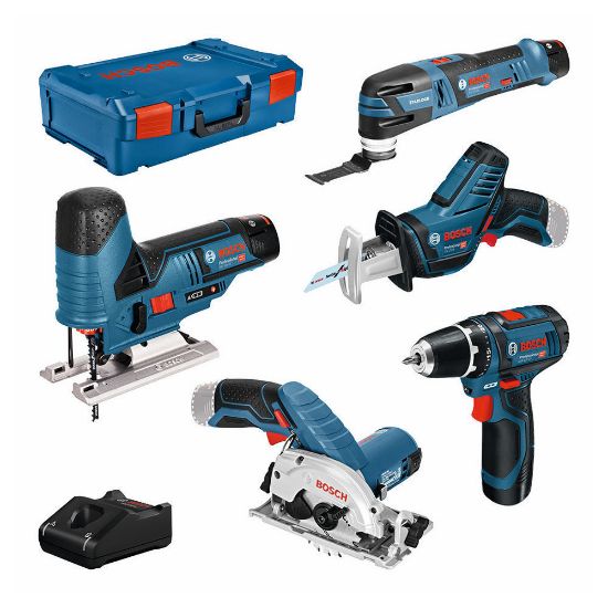 Bild von Professional Akku Werkzeug-Set, 12 Volt, 5-tlg.